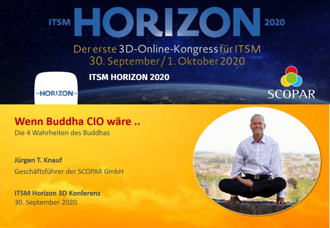 30.9.2020 (21.00 Uhr) 3D-Online-Kongress: Wenn Buddha CIO wäre ..
