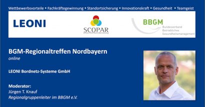 28.09.2023 (Donnerstag): offenes BBGM-Regionaltreffen – Nordbayern virtuell bei LEONI Bordnetz-Systeme GmbH (15:00 – 17:00 Uhr)