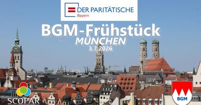 Freitag, 03.07.2026 von 08:30 bis 11:00 Uhr: BGM-Frühstück in München: PARITÄTISCHER Wohlfahrtsverband